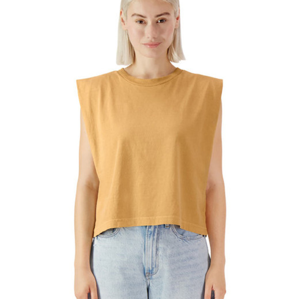 Ladies' Garment Dyed Muscle Tank Thumbnail