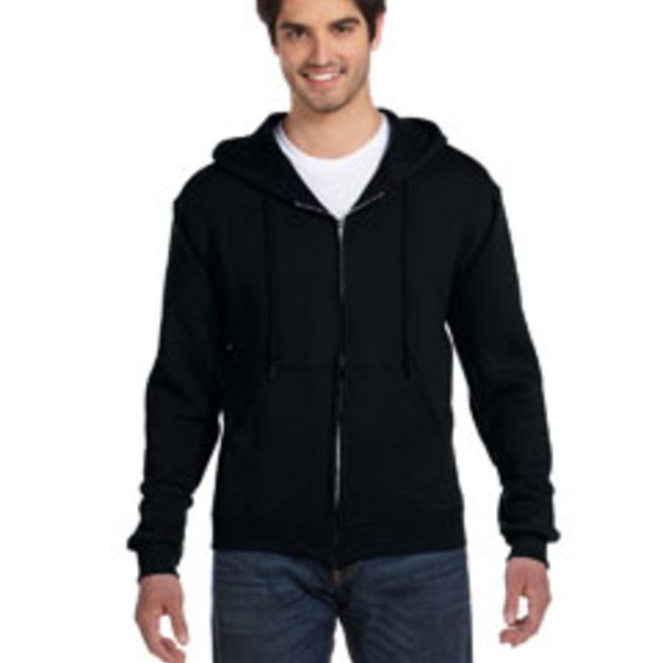 Adult Supercotton™ Full-Zip Hooded Sweatshirt Thumbnail
