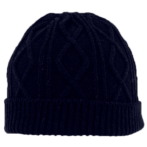 OTTO CAP 12" Cable Knit Beanie w/ Rib Knit Cuff Thumbnail