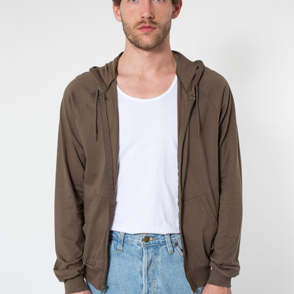 RSA2402 Fine Jersey Zip-Up Hoody Thumbnail