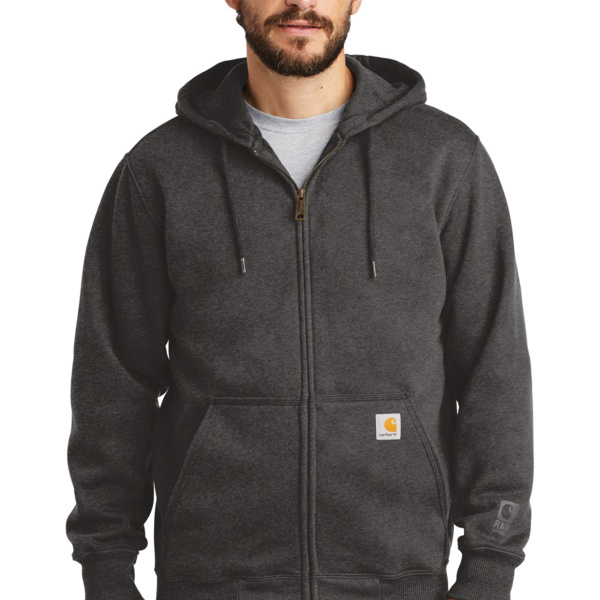 Rain Defender ® Paxton Heavyweight Hooded Zip Front Sweatshirt Thumbnail