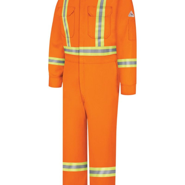 Men's Premium Coverall with CSA Compliant Reflective Trim - EXCEL FR® ComforTouch®. Thumbnail